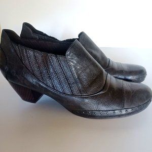 HÖGL Hoegl Leather Shoes Heels Pumps Brown European Designer